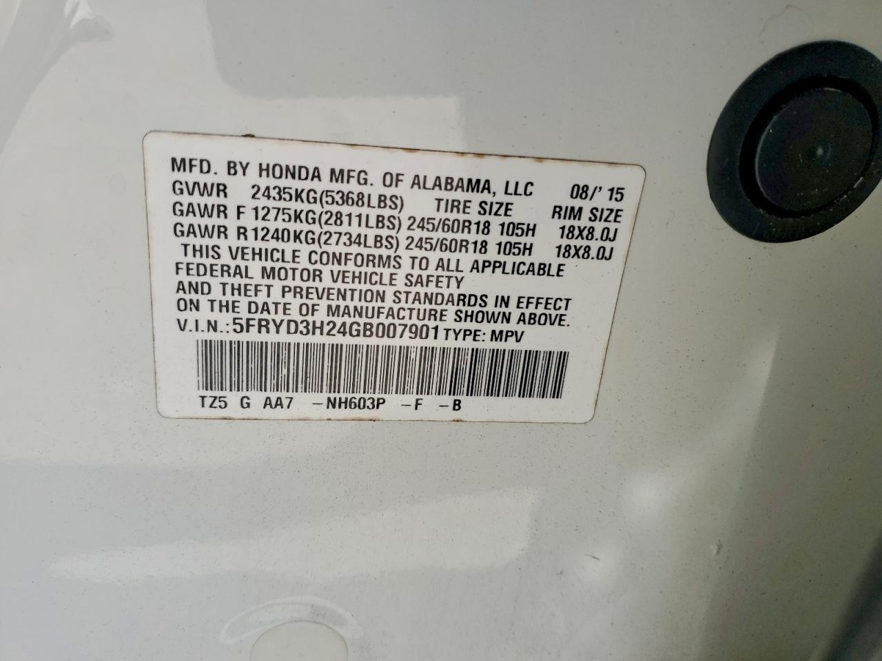 2016 ACURA MDX photo 13