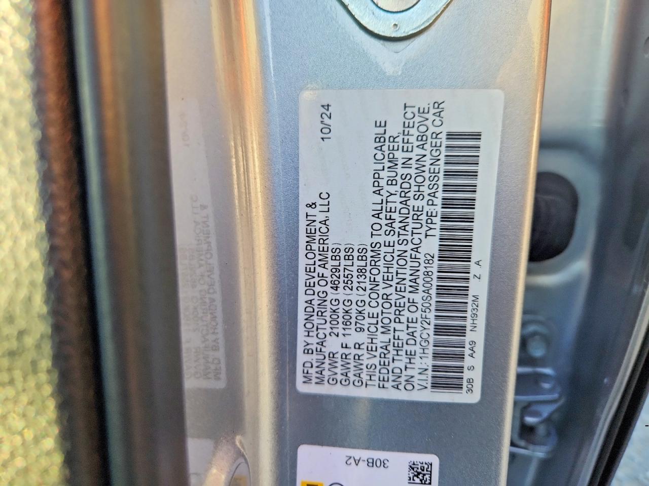 2025 HONDA ACCORD HYBRID SPORT photo 12
