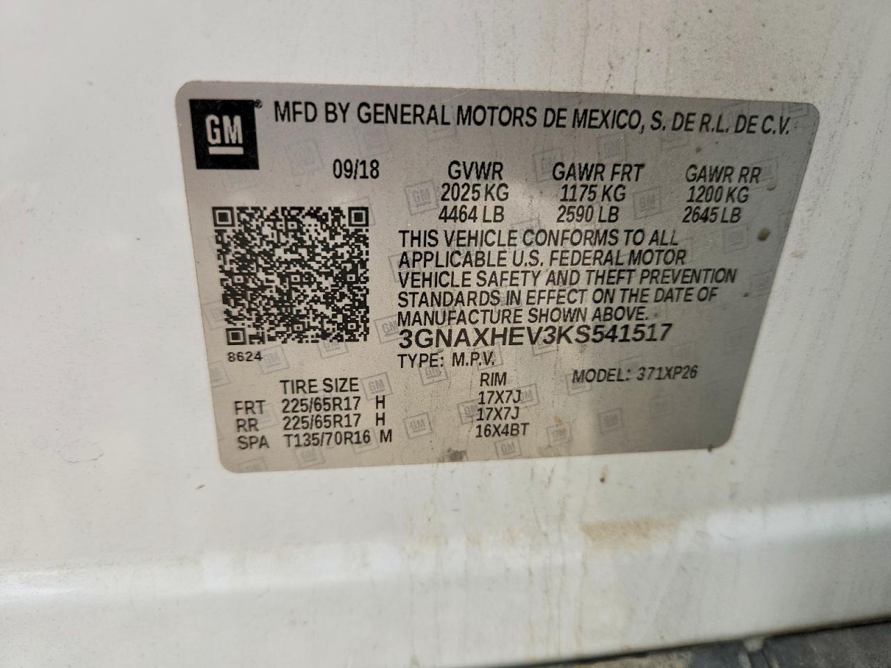 2019 CHEVROLET EQUINOX LS photo 27