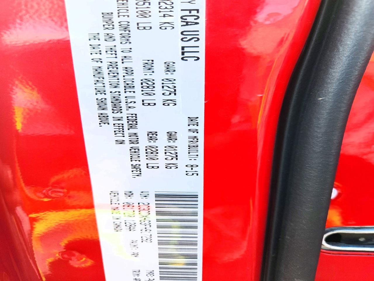 2015 DODGE CHARGER SXT photo 23