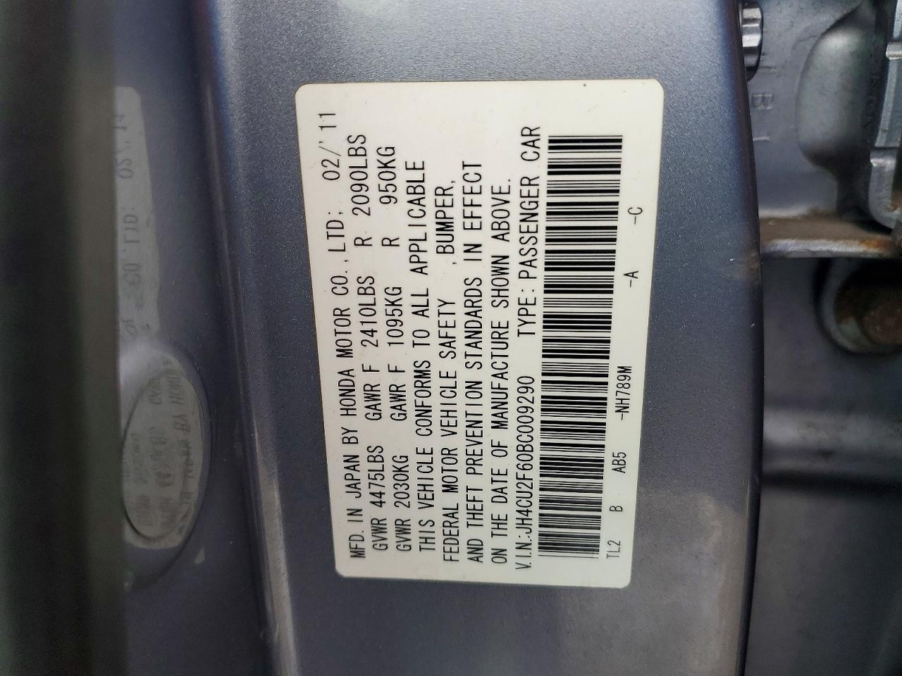 2011 ACURA TSX photo 13