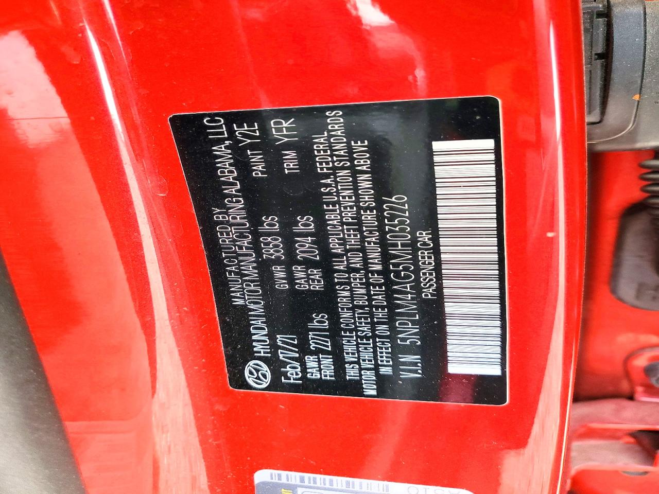 2021 HYUNDAI ELANTRA SEL photo 37