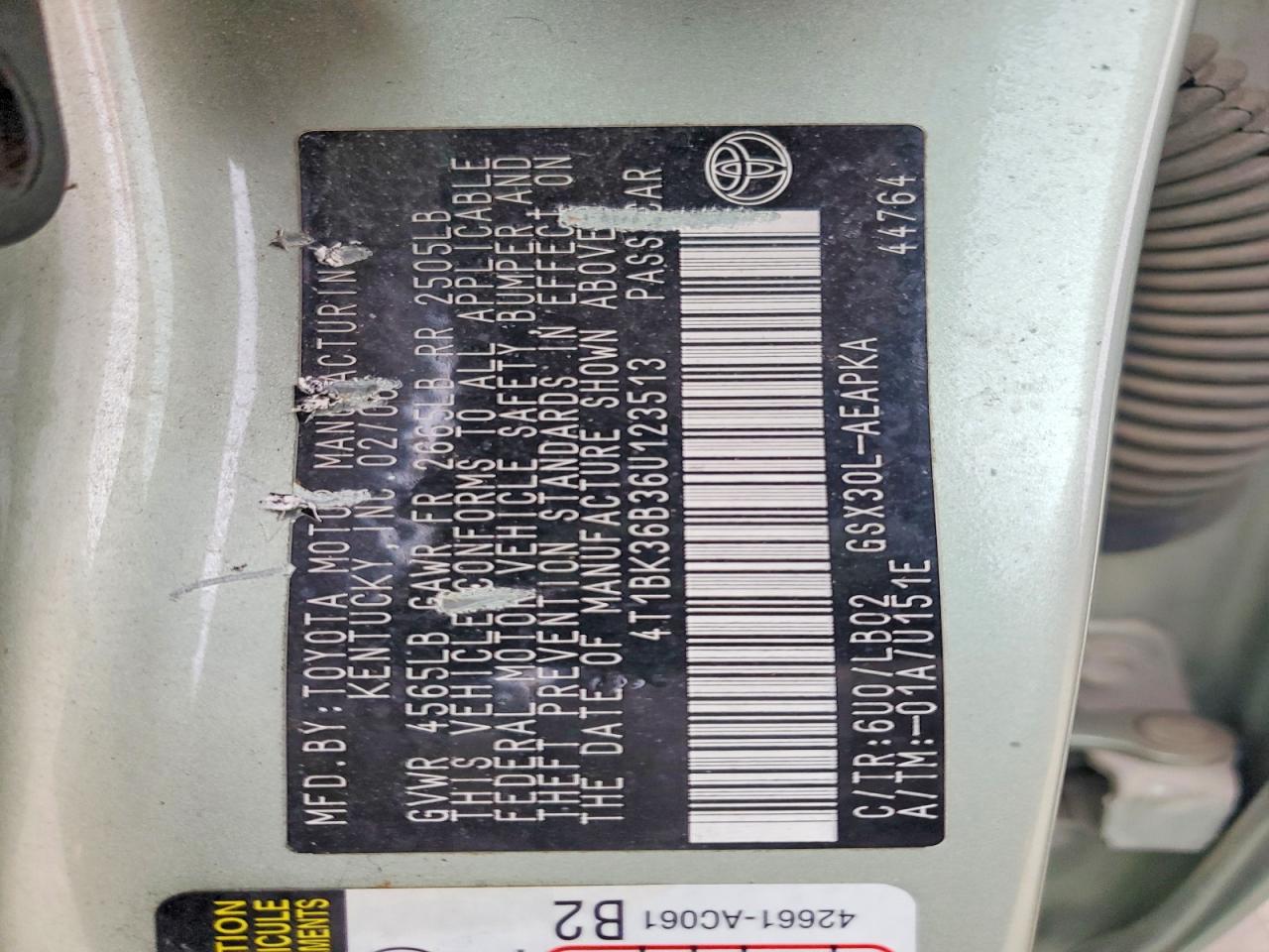 2006 TOYOTA AVALON LIMITED photo 12