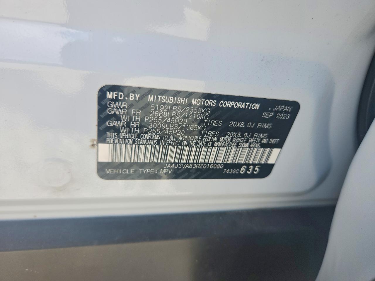 2024 MITSUBISHI OUTLANDER SE photo 14