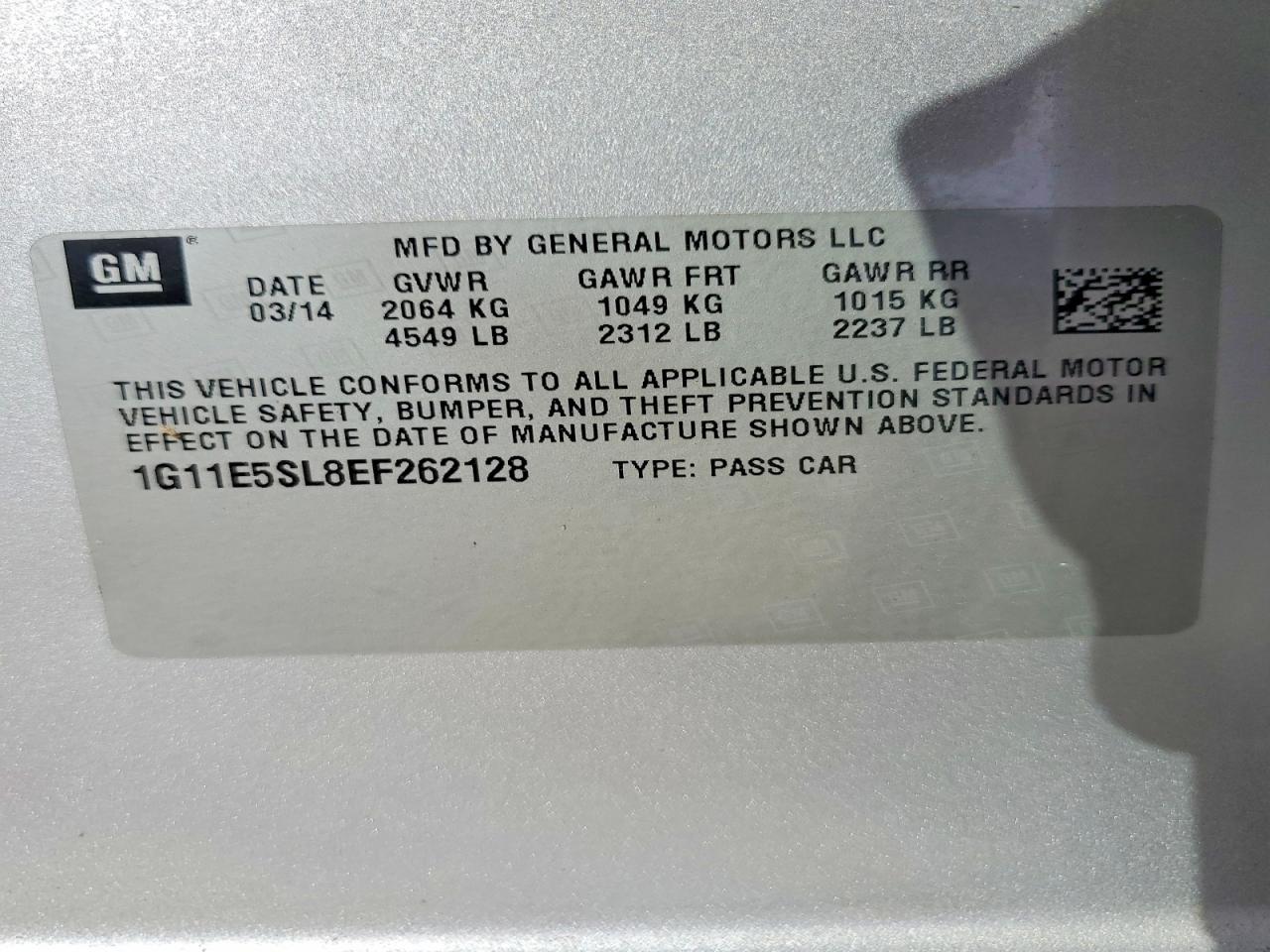2014 CHEVROLET MALIBU 2LT photo 23