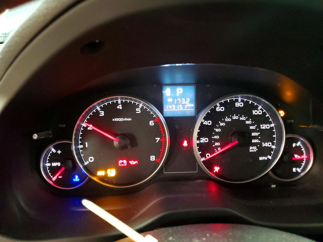 2014 SUBARU OUTBACK 2.5I PREMIUM photo 9