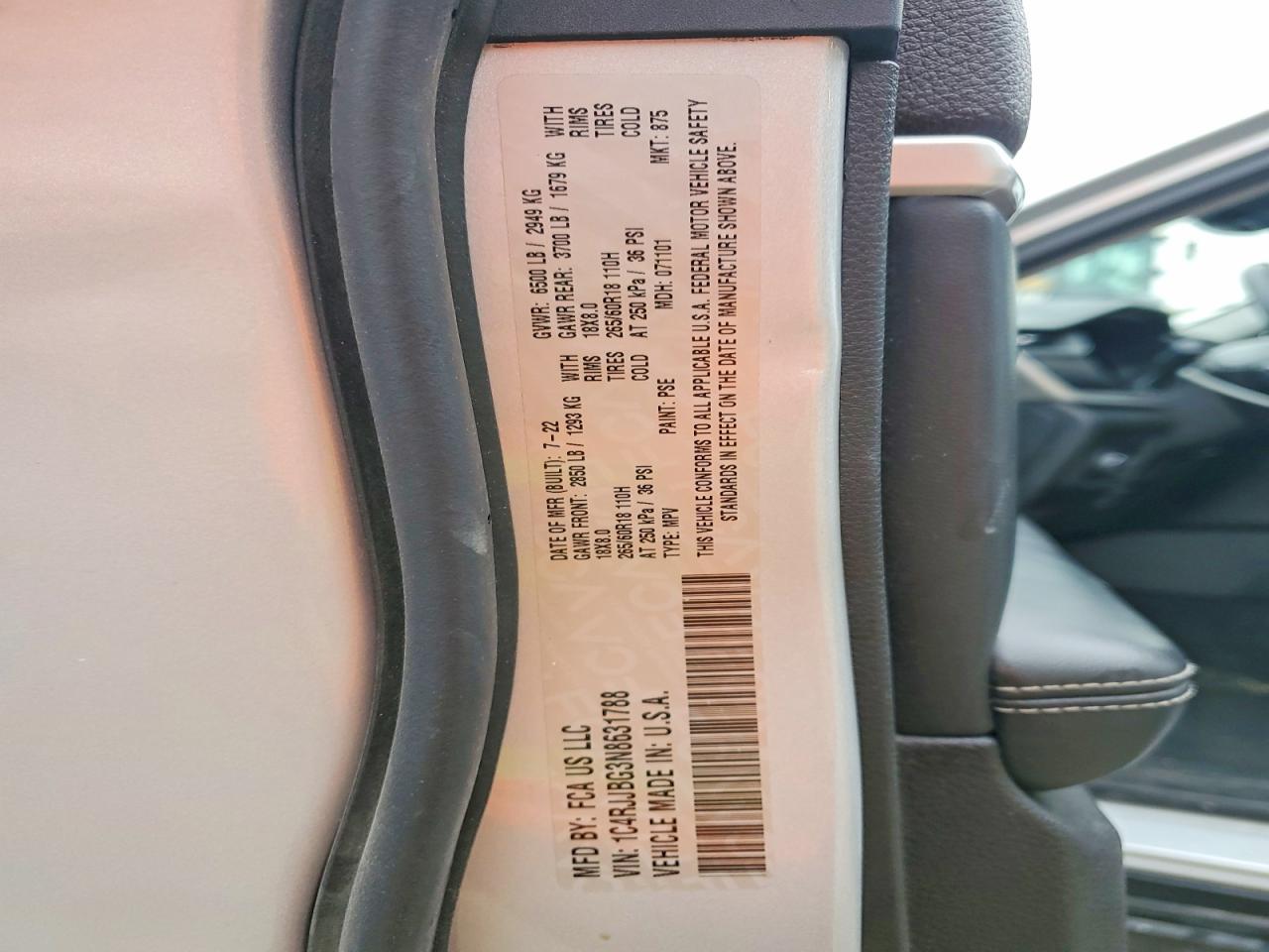 2022 JEEP GRAND CHEROKEE L LIMITED photo 37