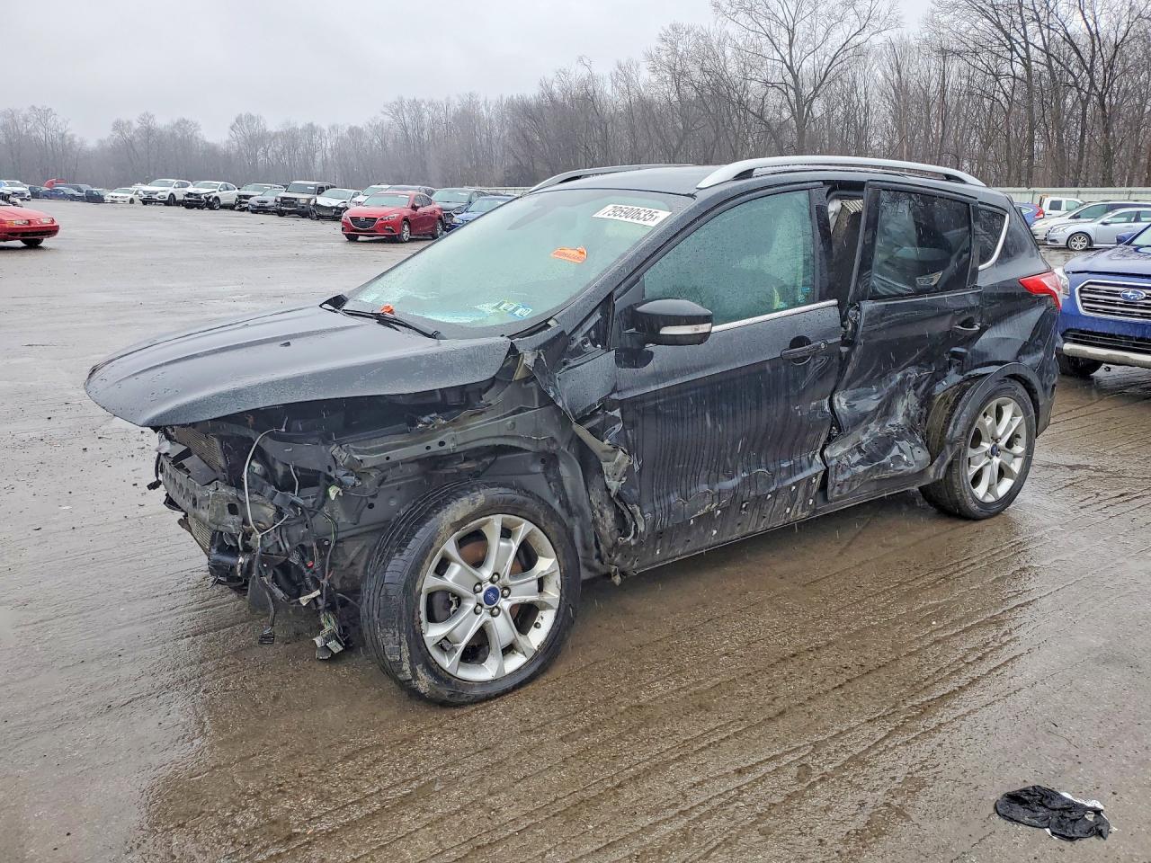 2014 FORD ESCAPE TITANIUM — FRONT END damage — photo 1