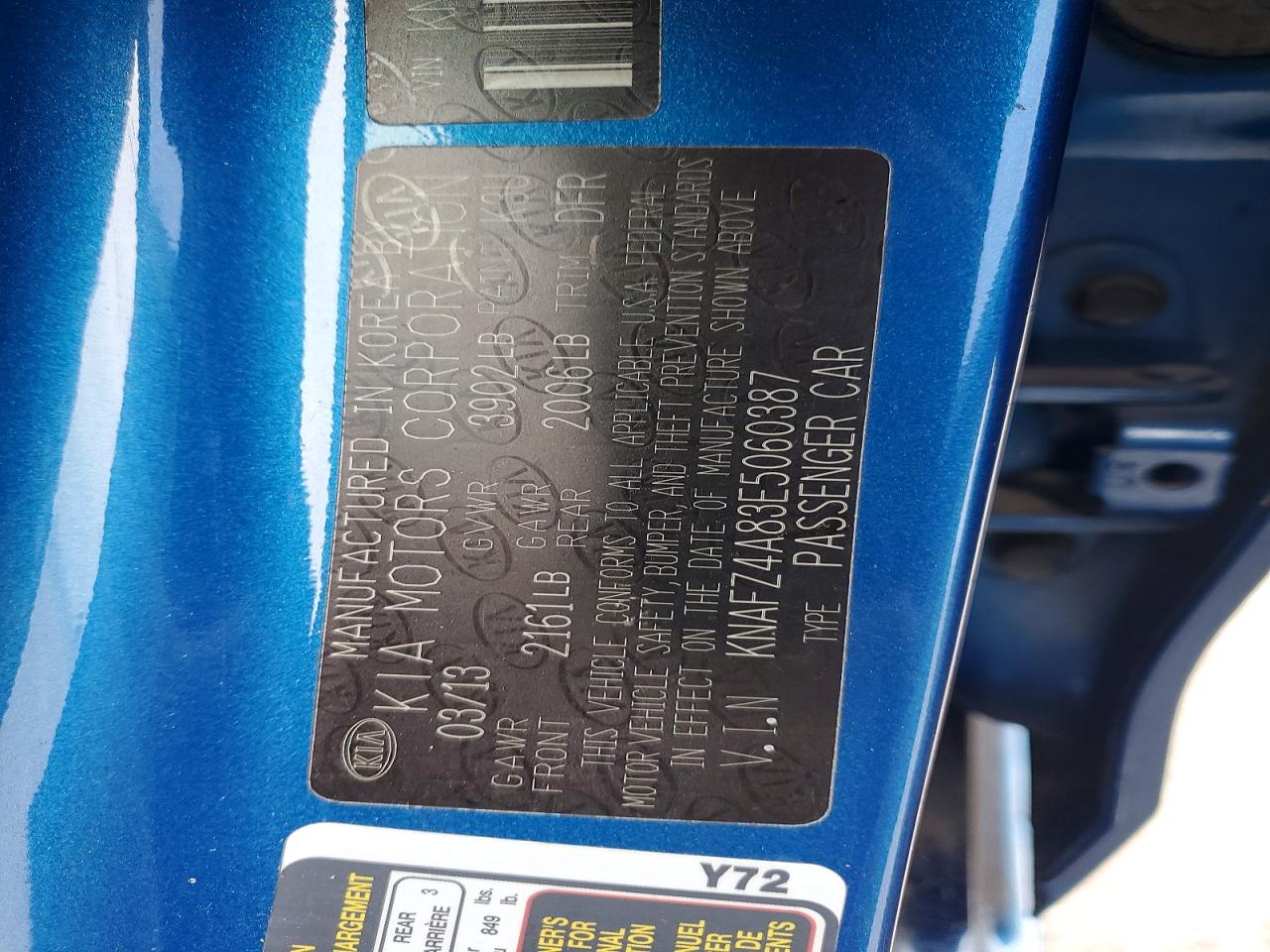 2014 KIA FORTE EX photo 23