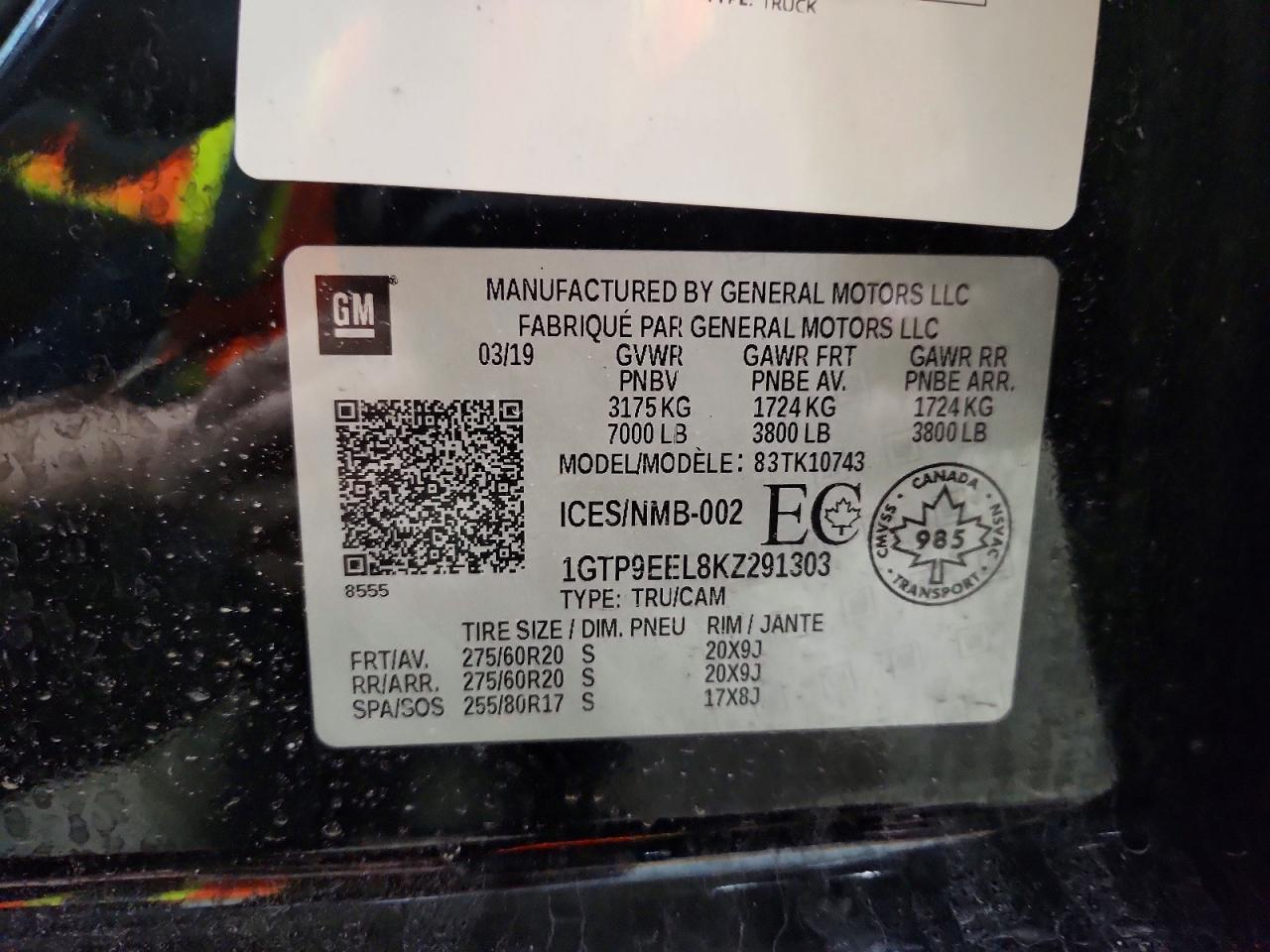 2019 GMC SIERRA K1500 AT4 photo 23