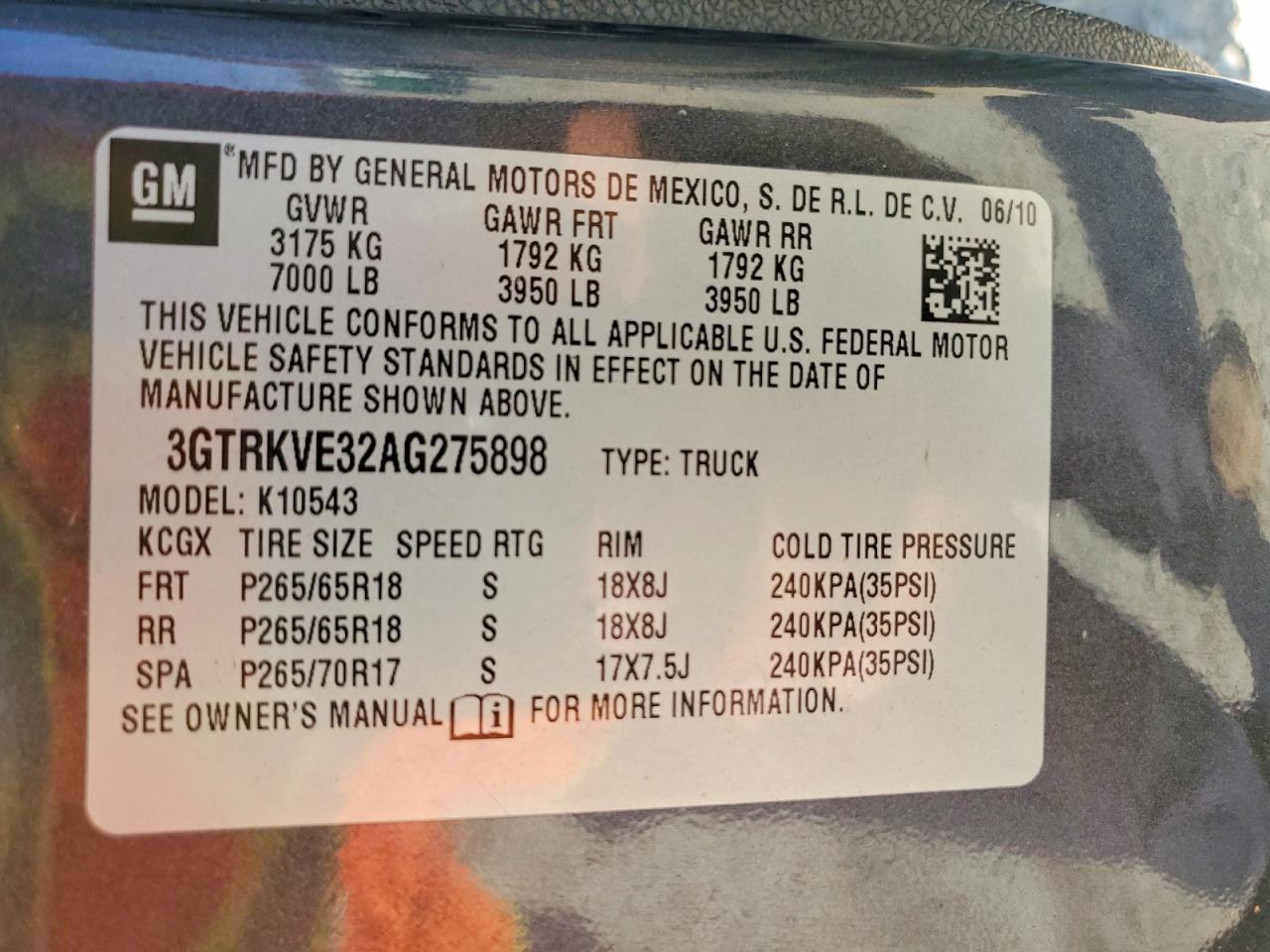 2010 GMC SIERRA K1500 SLE photo 37