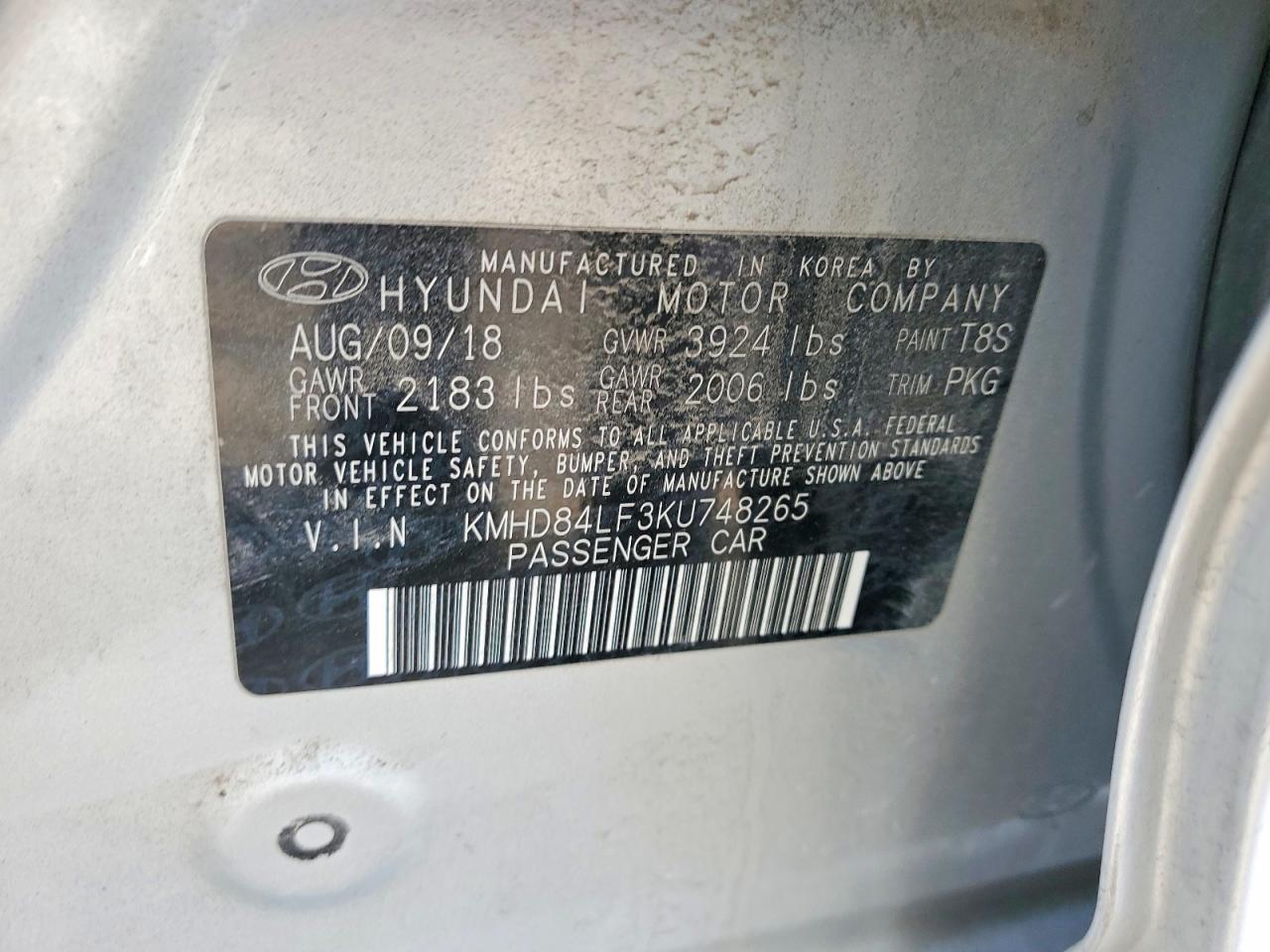 2019 HYUNDAI ELANTRA SEL photo 12