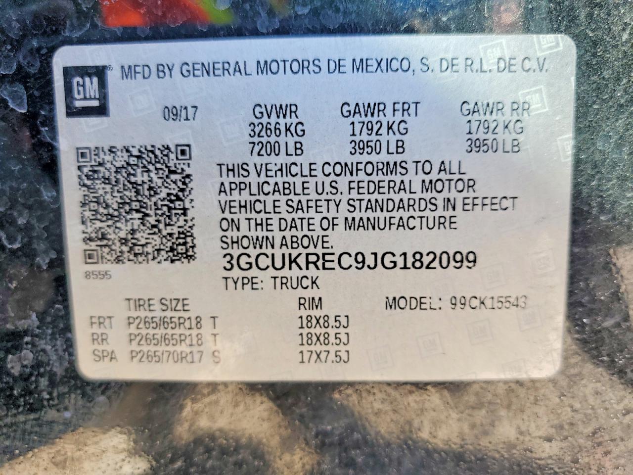 2018 CHEVROLET SILVERADO K1500 LT photo 14