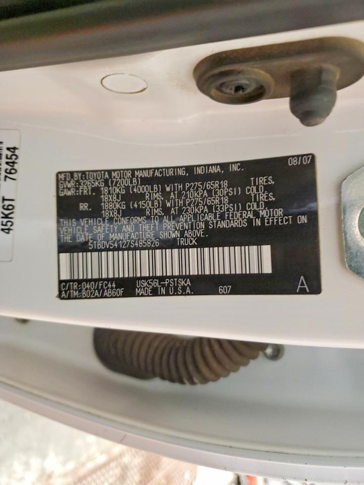 2007 TOYOTA TUNDRA SR5 photo 12