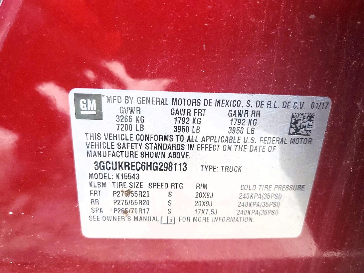 2017 CHEVROLET SILVERADO K1500 LT photo 25