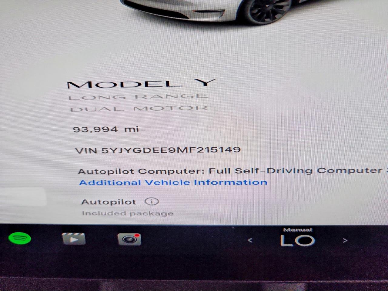 2021 TESLA MODEL Y photo 23