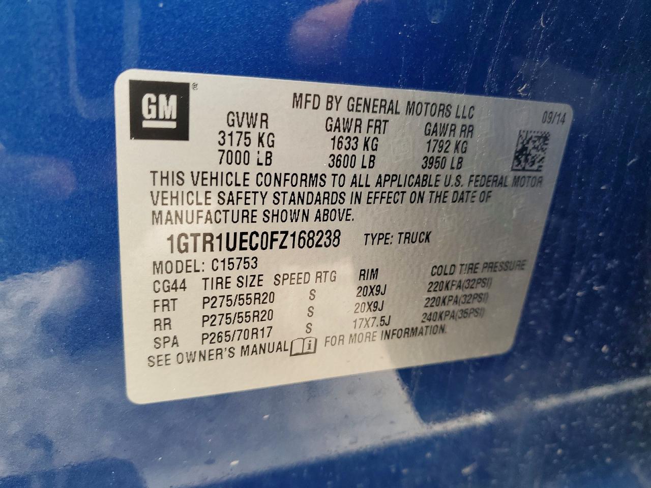 2015 GMC SIERRA C1500 SLE photo 25