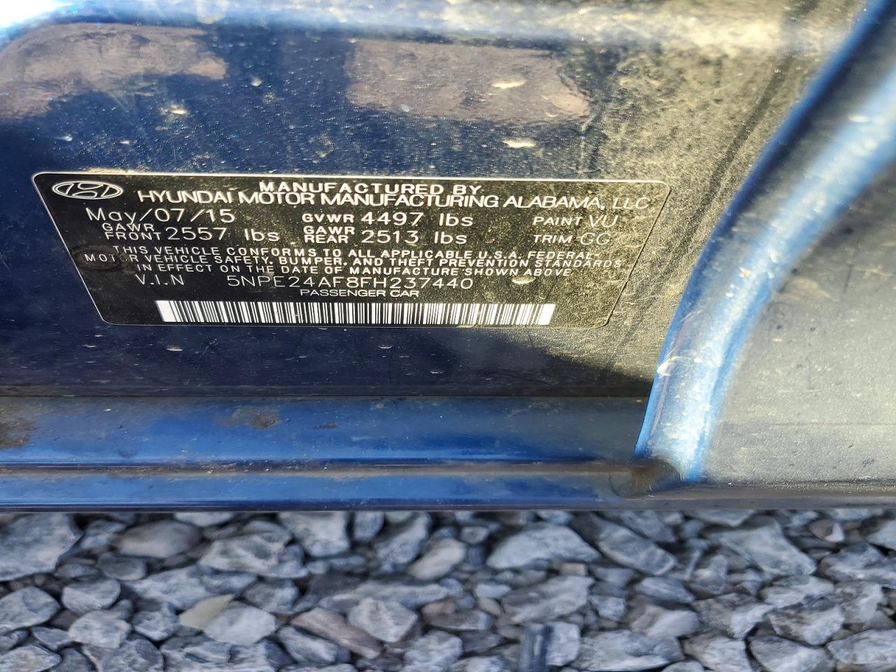 2015 HYUNDAI SONATA SE photo 23
