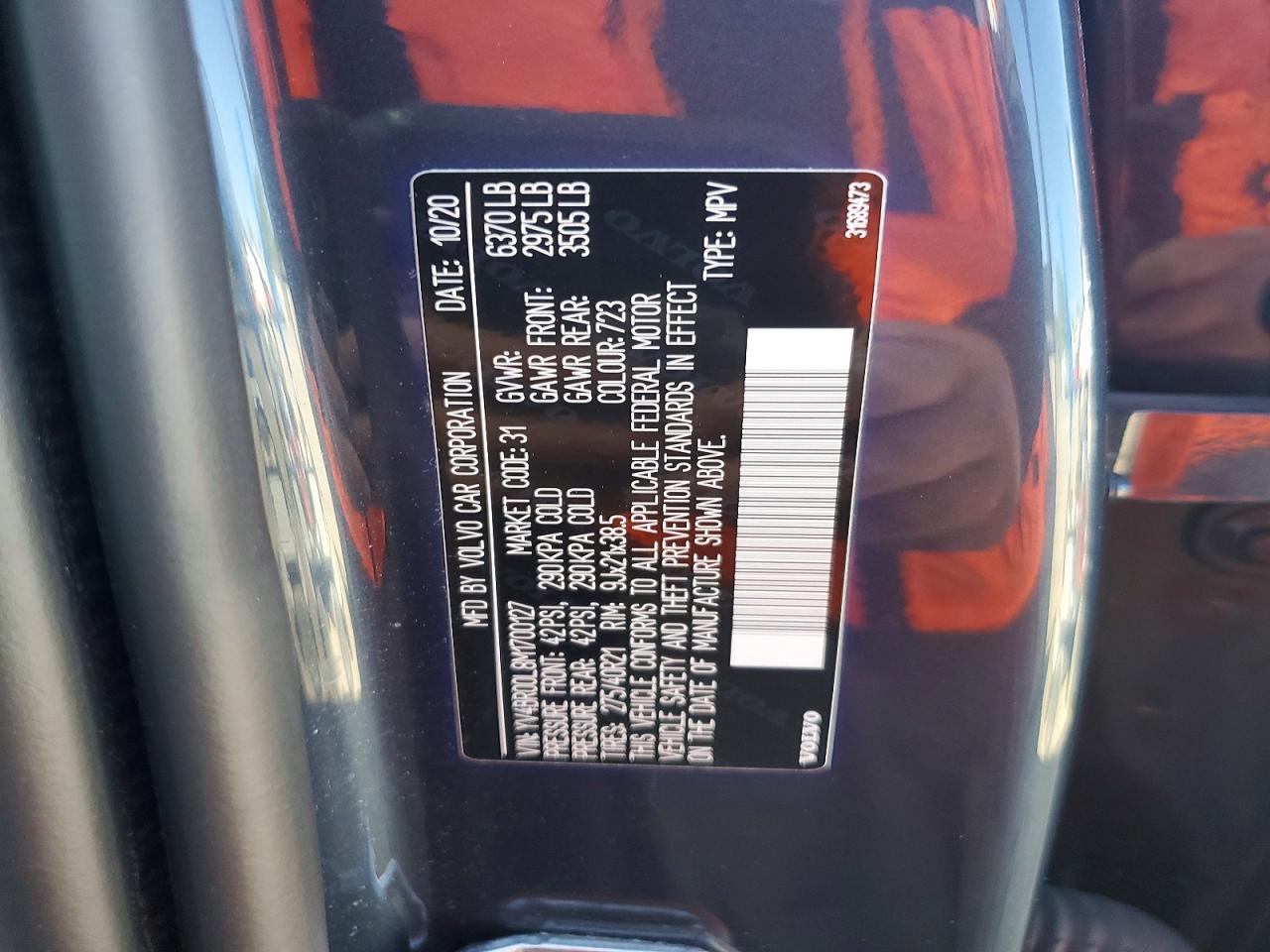 2021 VOLVO XC90 T8 RECHARGE INSCRIPTION photo 25