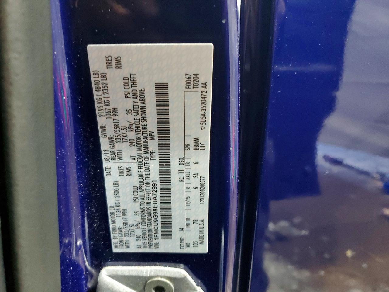 2014 FORD ESCAPE SE photo 25