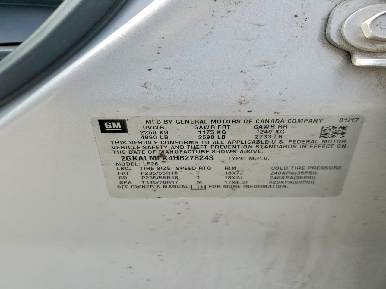 2017 GMC TERRAIN photo 13