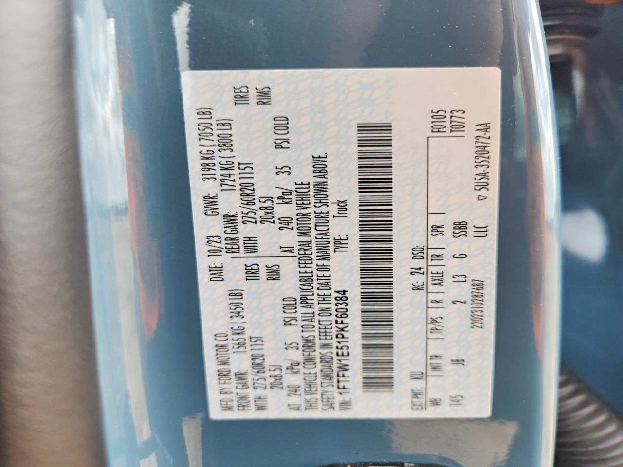 2023 FORD F150 SUPERCREW photo 23