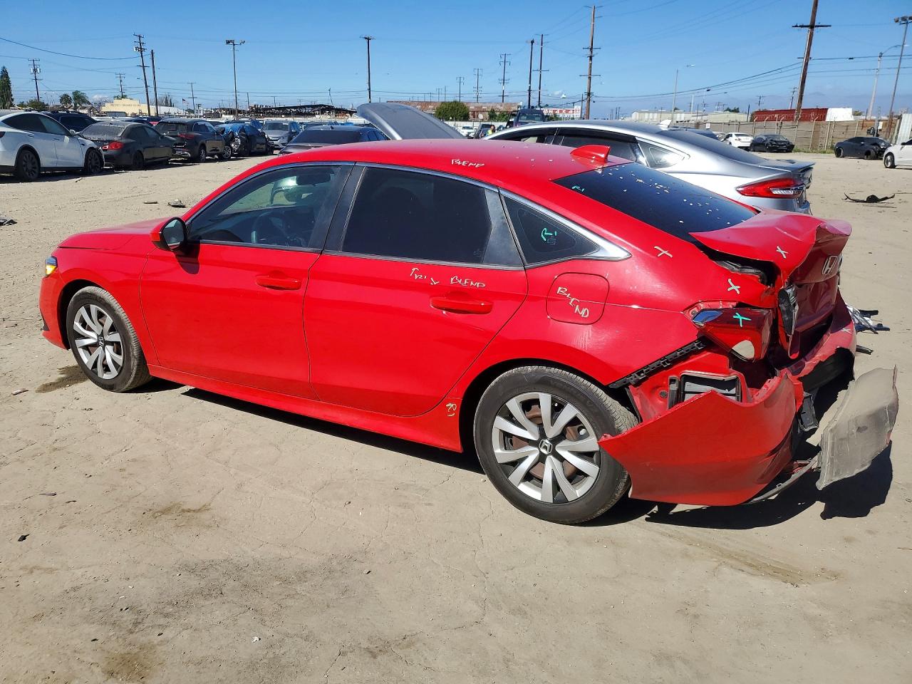 2022 HONDA CIVIC LX photo 2