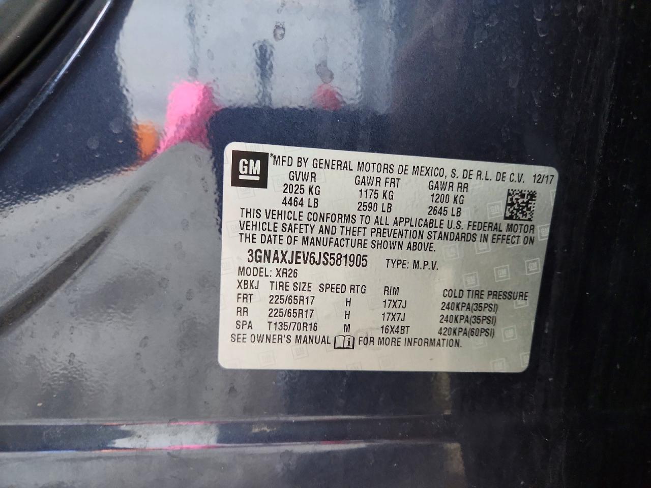 2018 CHEVROLET EQUINOX LT photo 13