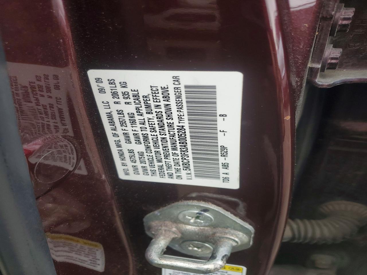 2010 HONDA ACCORD EXL photo 23
