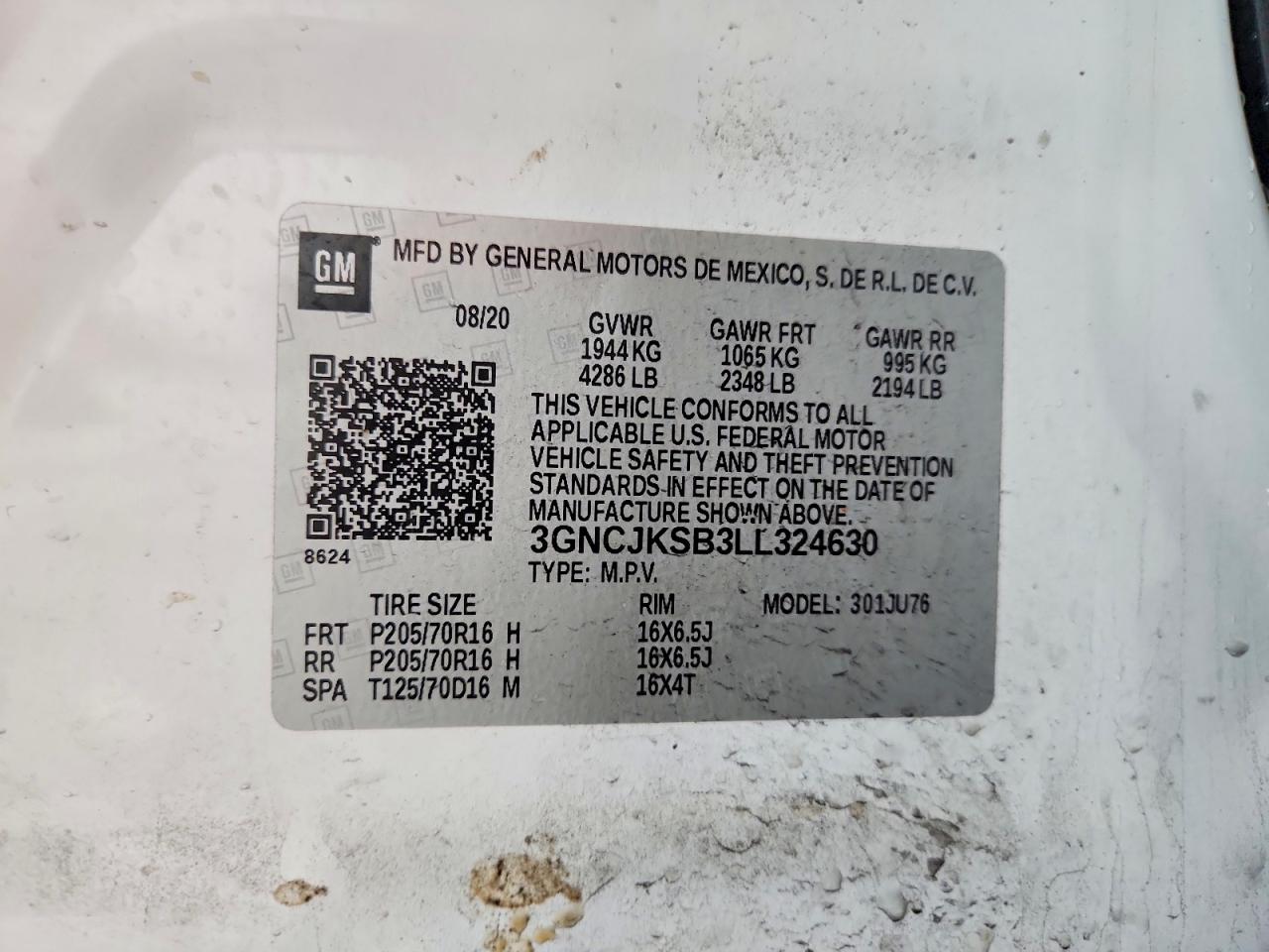 2020 CHEVROLET TRAX LS photo 23