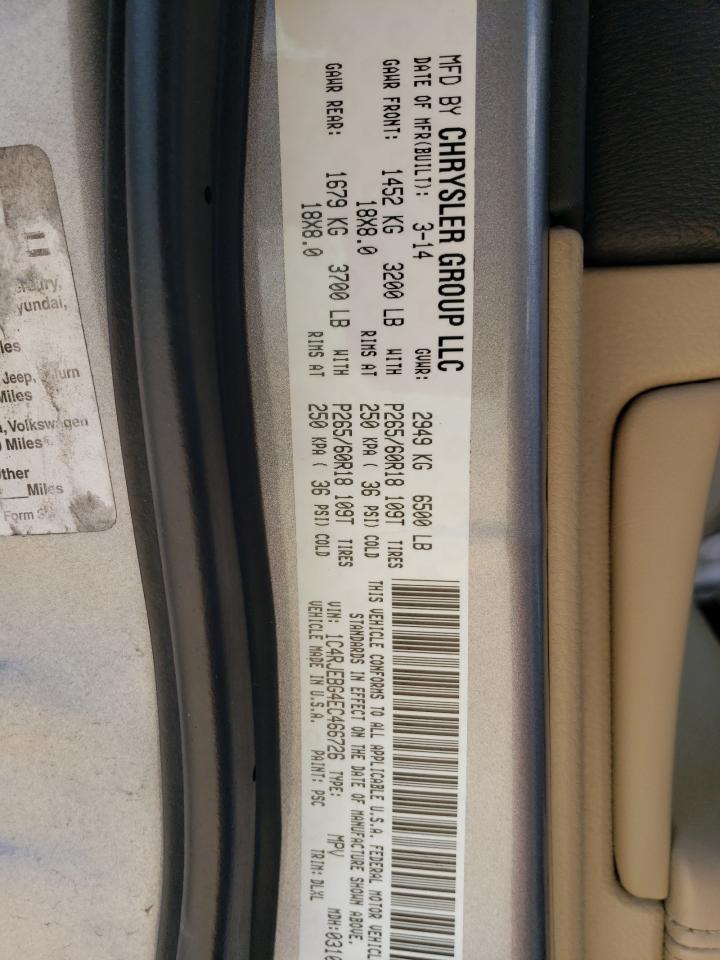 2014 JEEP GRAND CHEROKEE LIMITED photo 12