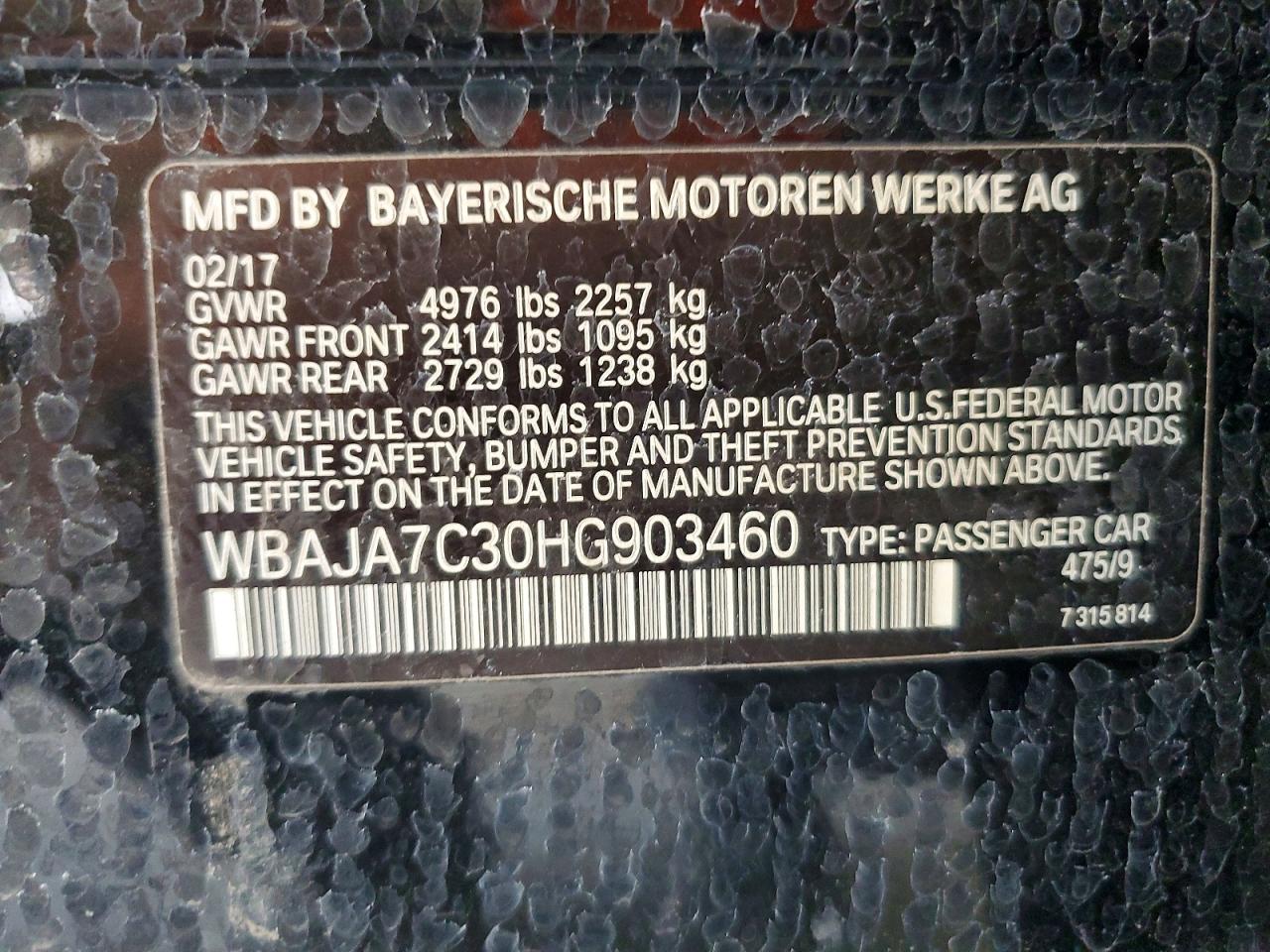 2017 BMW 530 XI photo 23