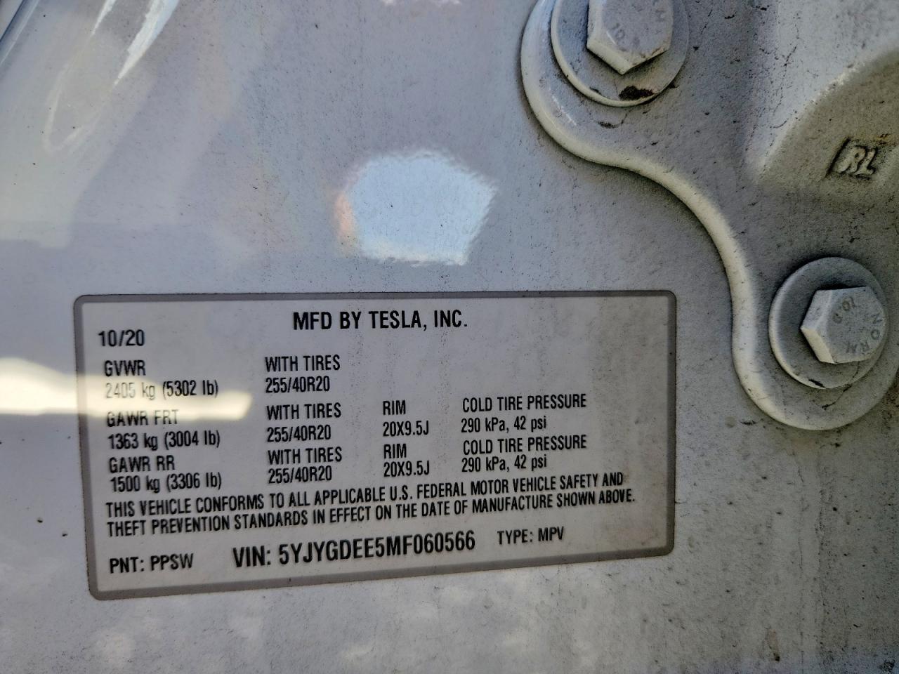 2021 TESLA MODEL Y photo 23