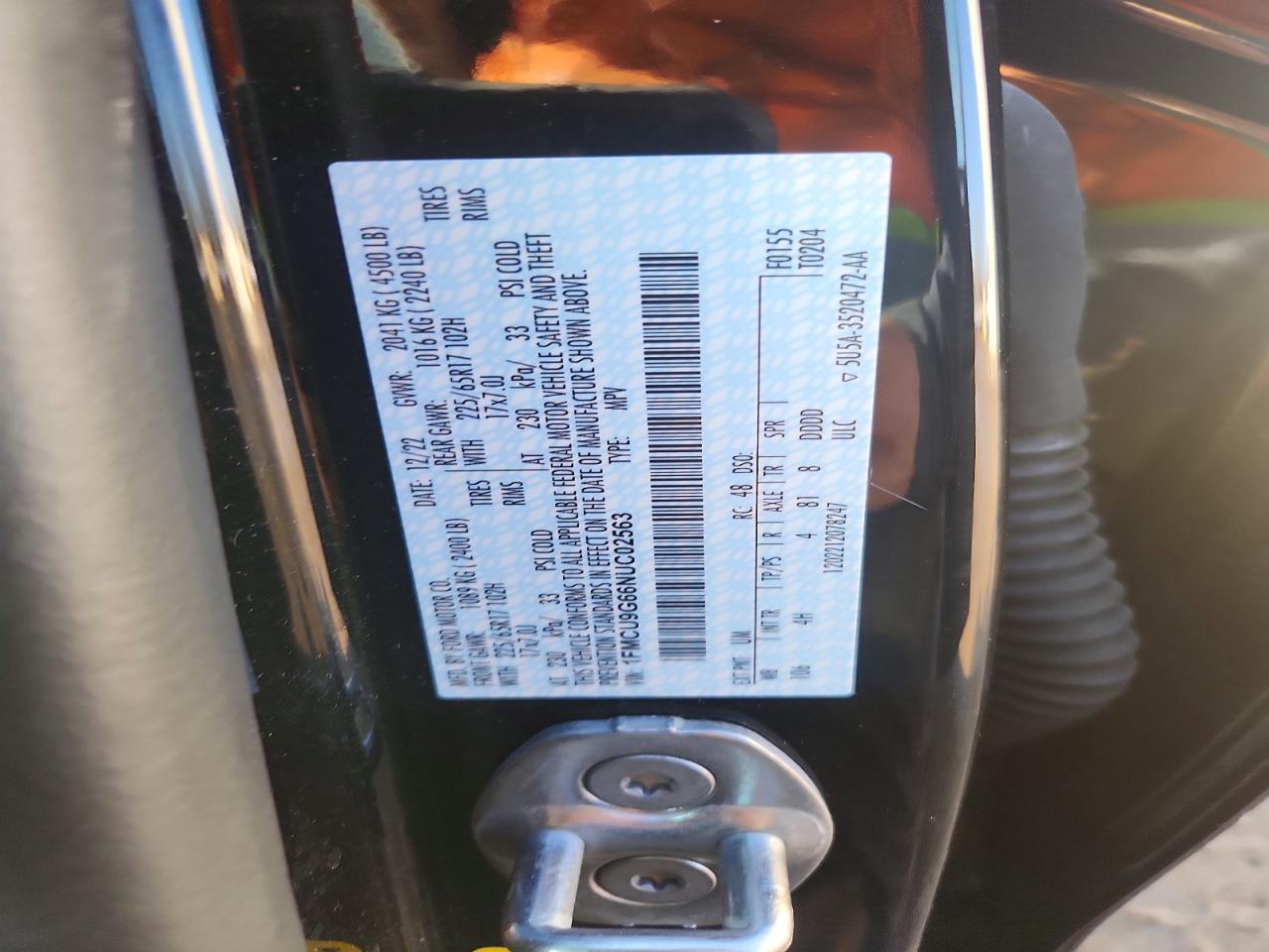 2022 FORD ESCAPE SE photo 37