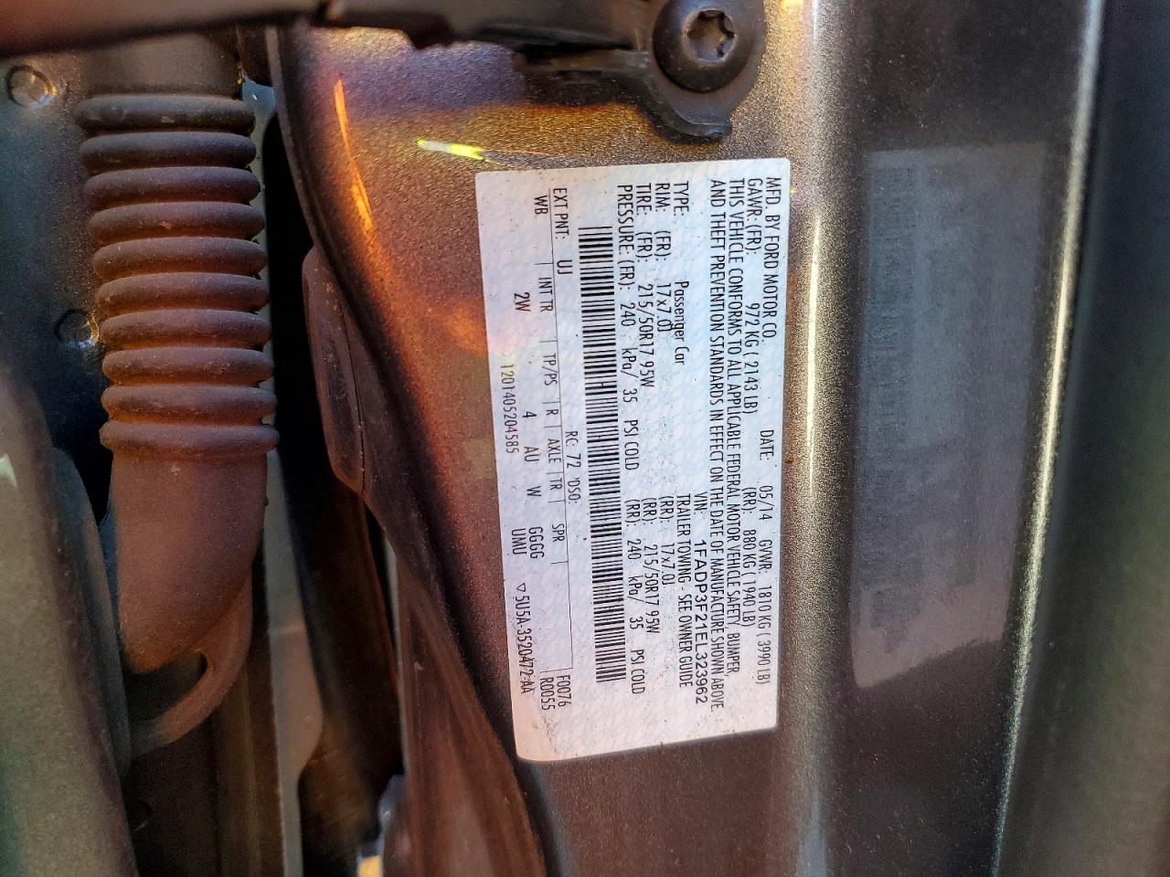 2014 FORD FOCUS SE photo 37