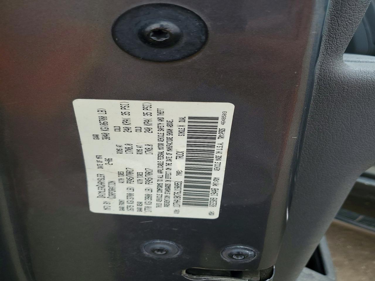 2006 DODGE RAM 1500 ST photo 12