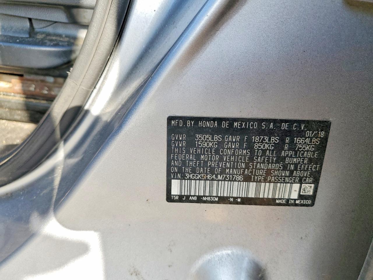 2018 HONDA FIT SPORT photo 34