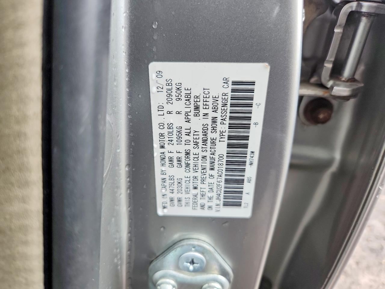 2010 ACURA TSX photo 12