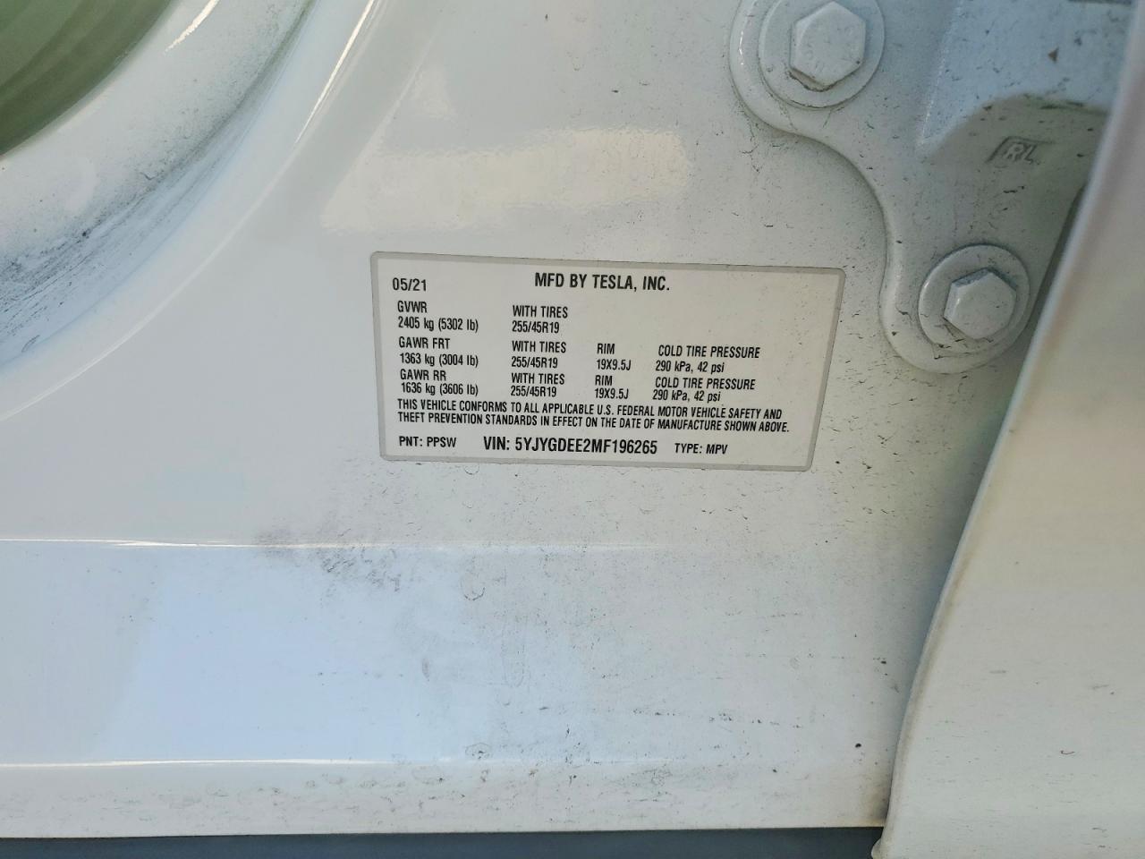 2021 TESLA MODEL Y photo 37