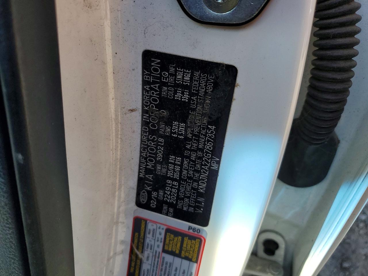 2016 KIA SOUL BASE photo 25