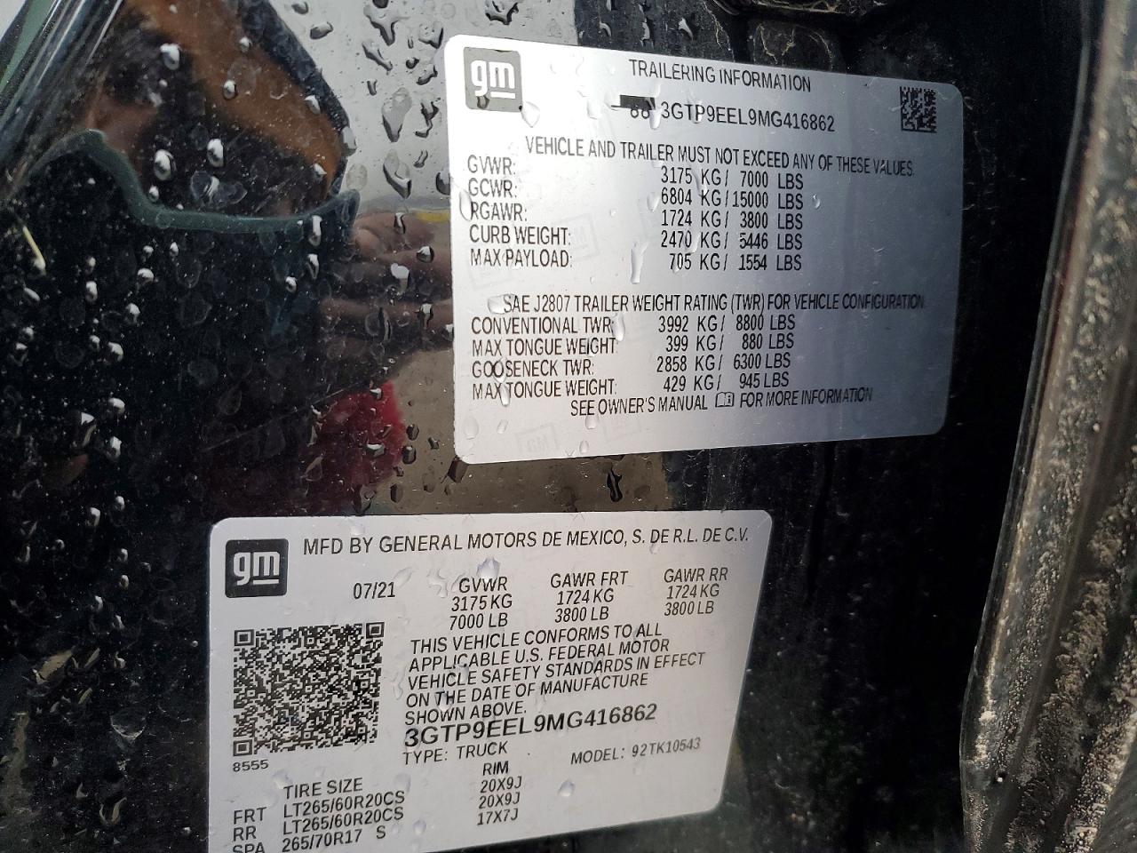 2021 GMC SIERRA K1500 AT4 photo 12
