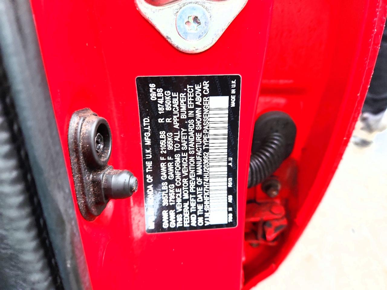 2017 HONDA CIVIC EXL photo 12