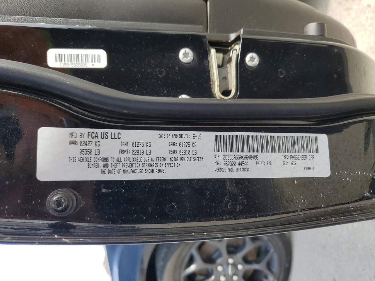 2019 CHRYSLER 300 S photo 23