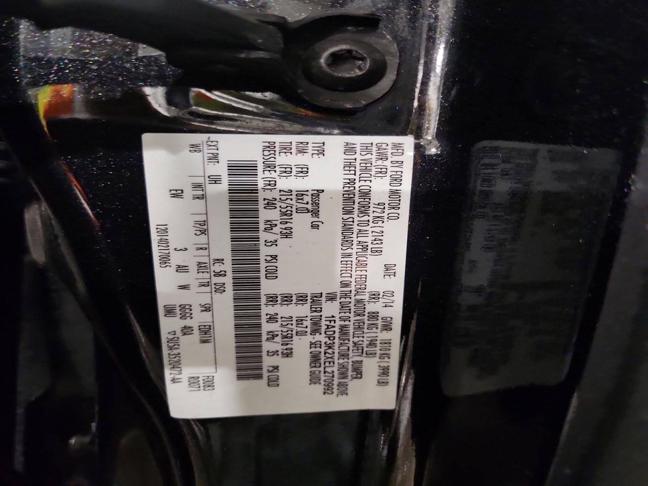 2014 FORD FOCUS SE photo 13