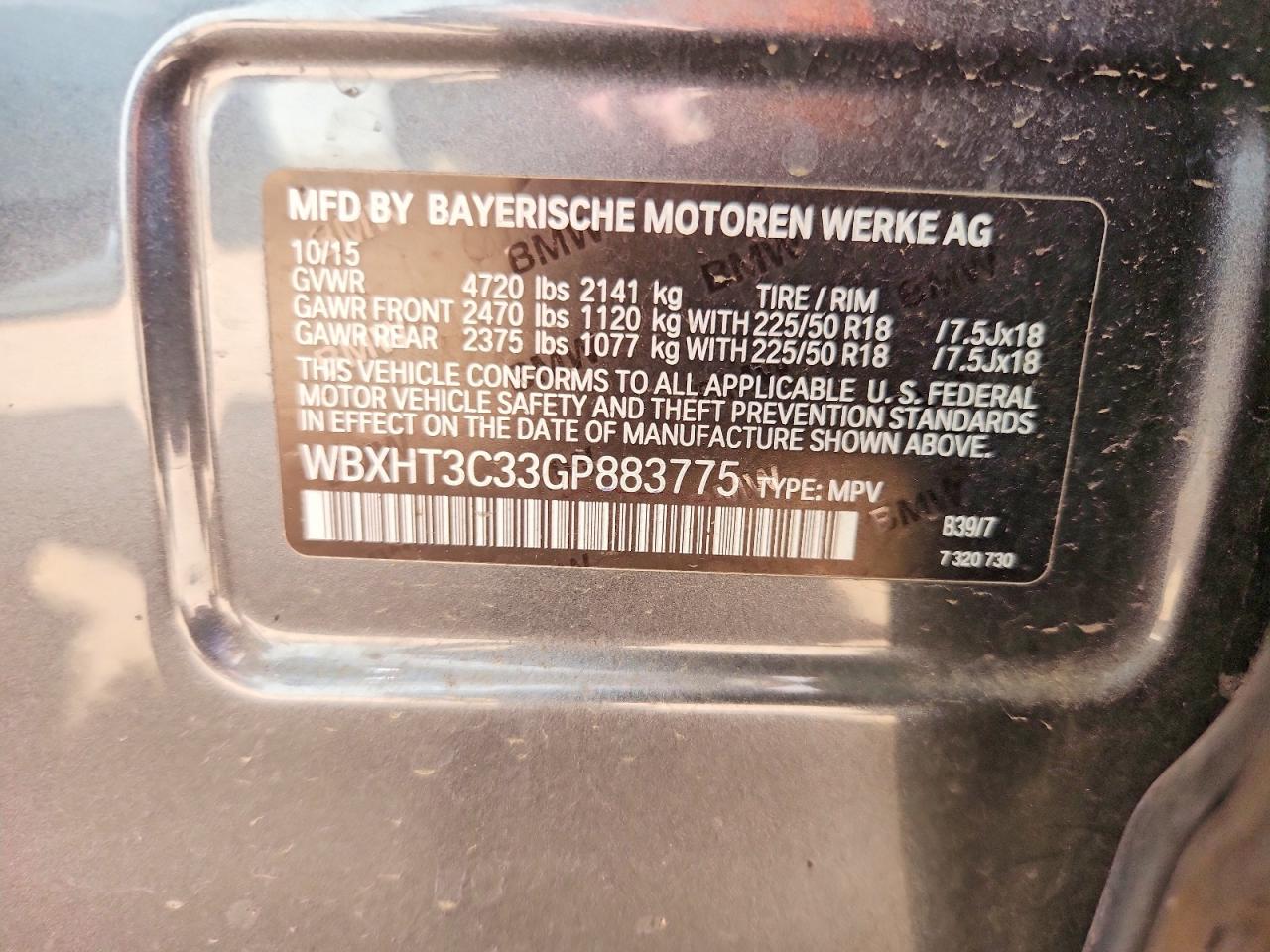 2016 BMW X1 XDRIVE28I photo 13