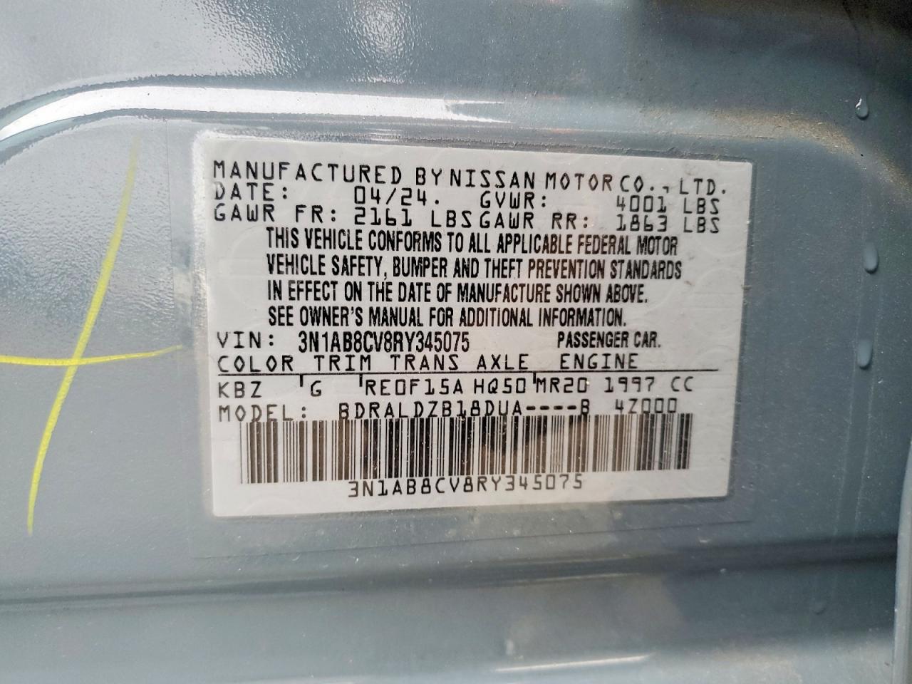 2024 NISSAN SENTRA SV photo 34