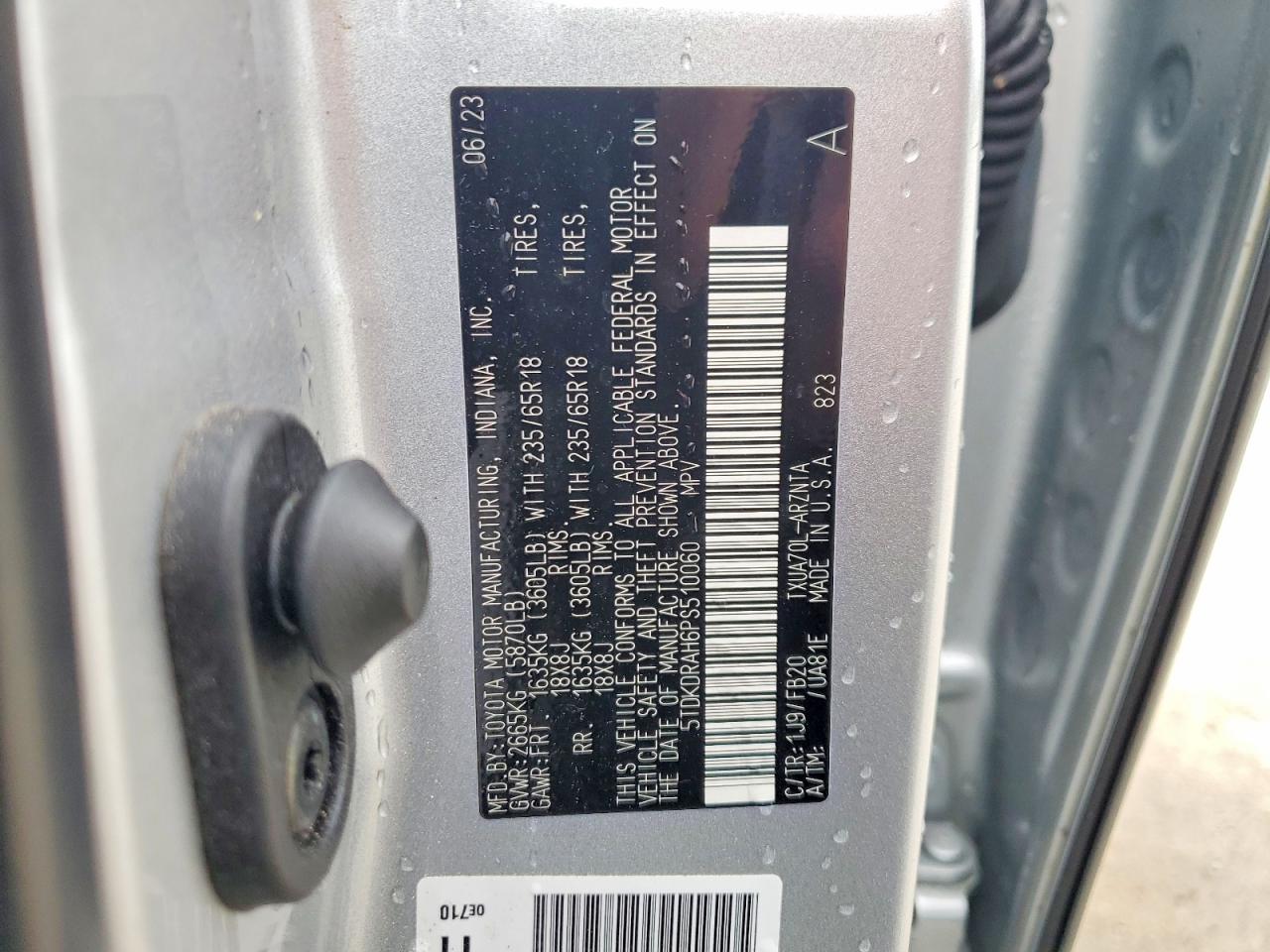 2023 TOYOTA HIGHLANDER L photo 14