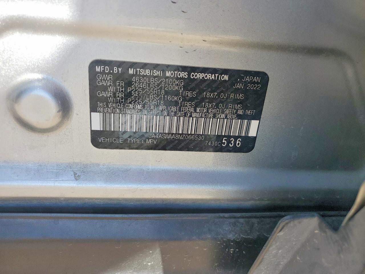 2022 MITSUBISHI ECLIPSE CROSS SE photo 40