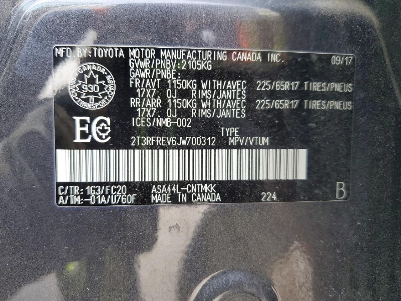 2018 TOYOTA RAV4 XLE photo 13