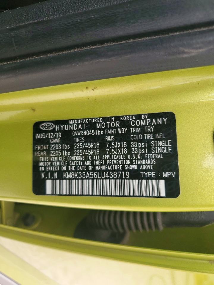 2020 HYUNDAI KONA LIMITED photo 12